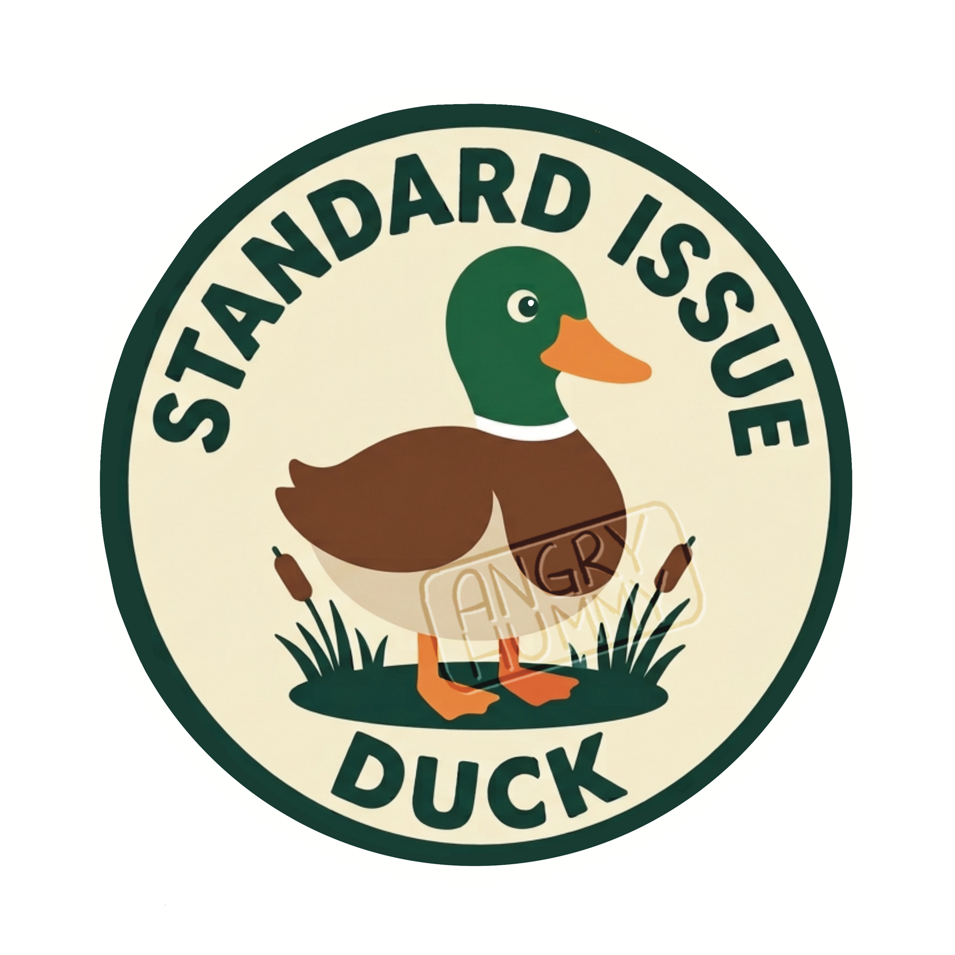 Image of a cartoon-styled mallard